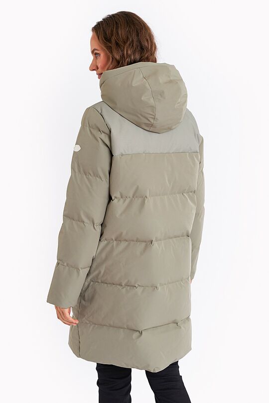 Down coat with light protection from the rain 2 | GREEN | Audimas