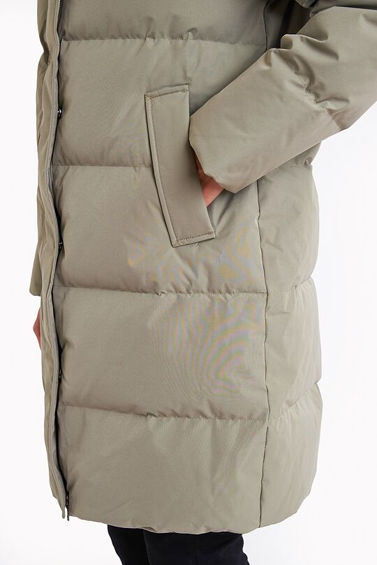 Down coat with light protection from the rain 5 | GREEN | Audimas