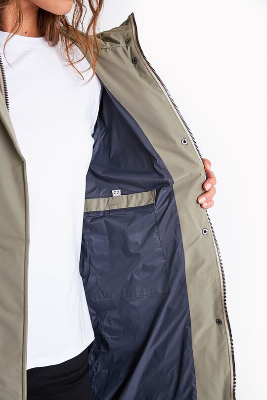 Down coat with light protection from the rain 7 | GREEN | Audimas