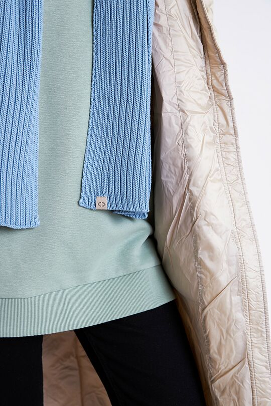 Knitted merino wool scarf 3 | BLUE | Audimas