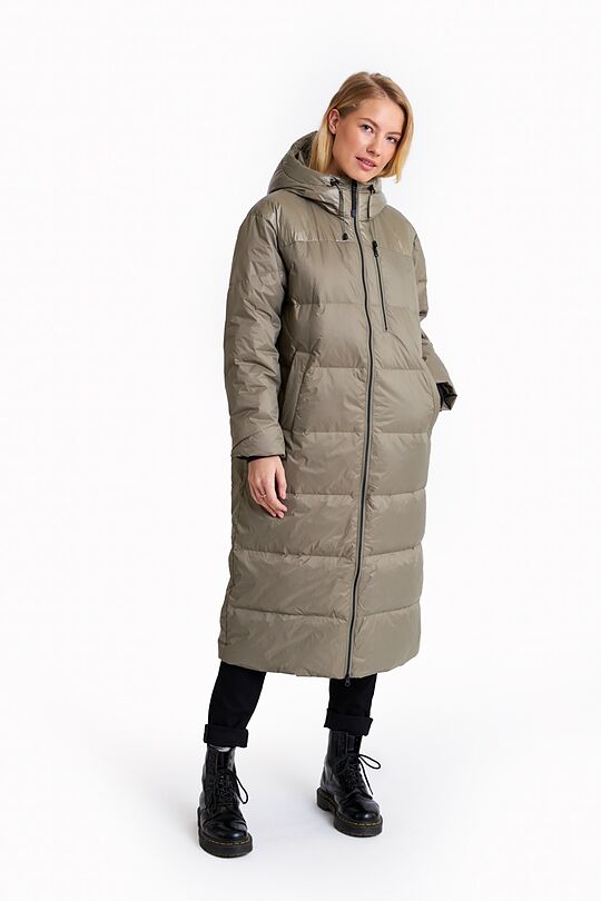 Oversized long coat 1 | GREEN | Audimas