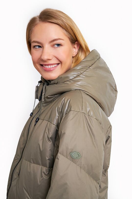 Oversized long coat 4 | GREEN | Audimas