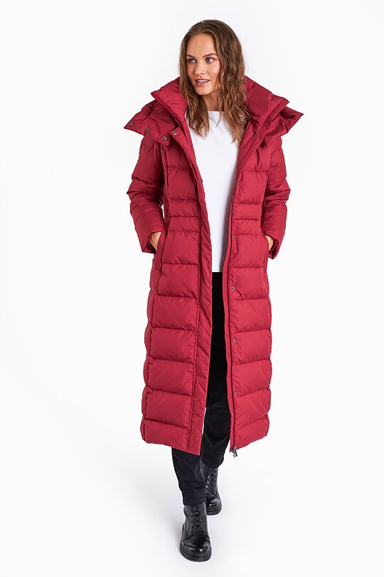 Long down jacket 4 | RED | Audimas