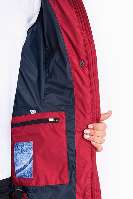 Long down jacket 8 | RED | Audimas