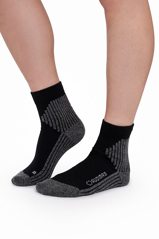 Short hiking socks 1 | BLACK | Audimas