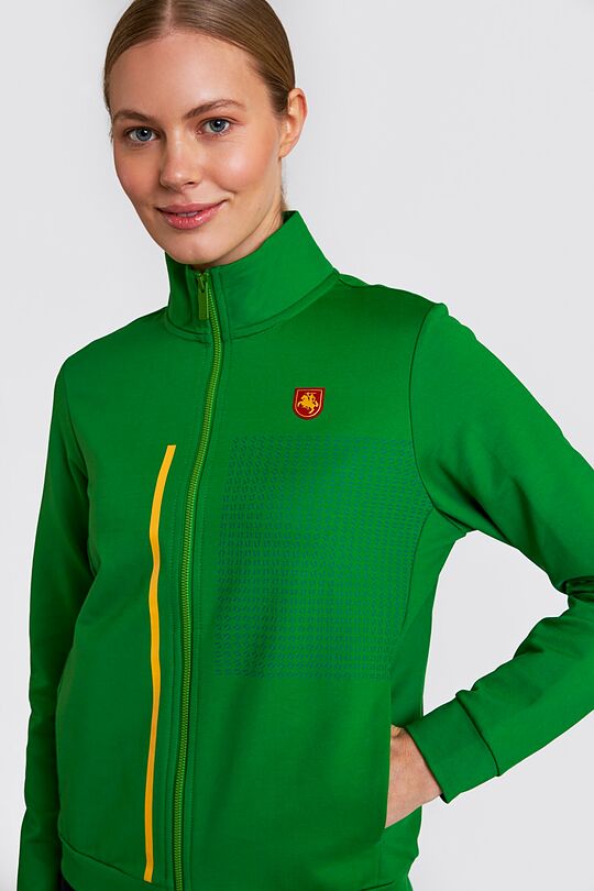 National collection cotton full-zip club jacket 3 | GREEN | Audimas