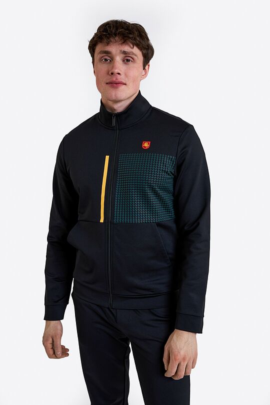 National collection cotton full-zip club jacket 1 | BLACK | Audimas