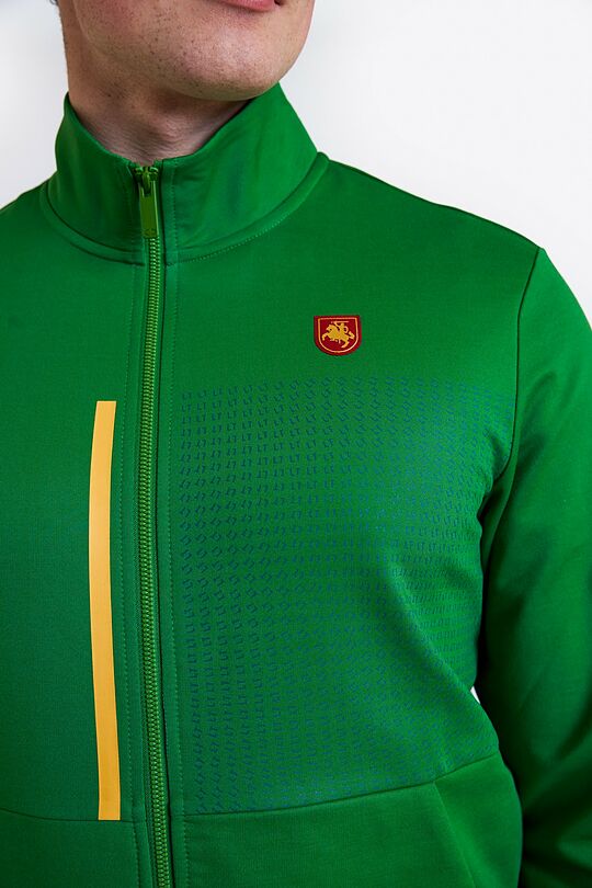 National collection cotton full-zip club jacket 3 | GREEN | Audimas