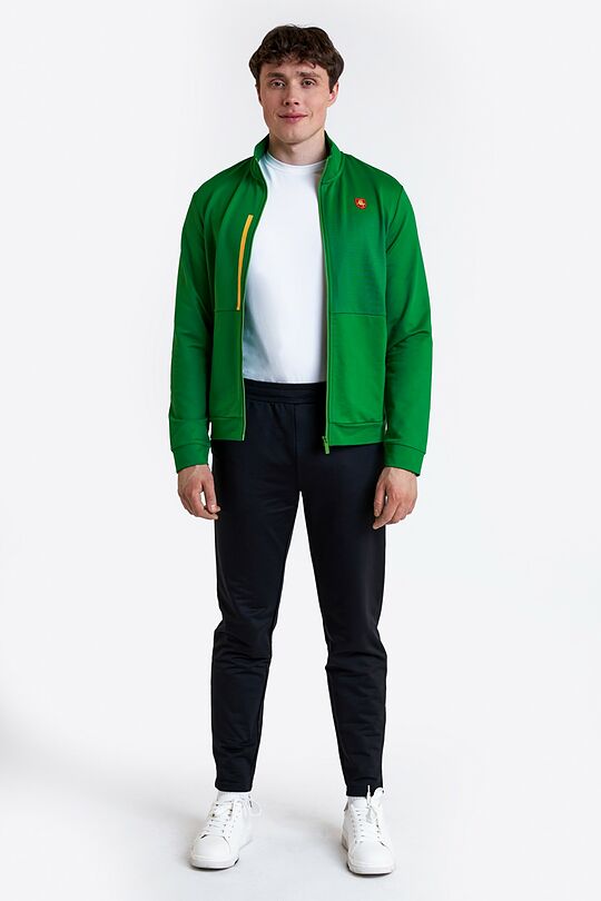 National collection cotton full-zip club jacket 4 | GREEN | Audimas