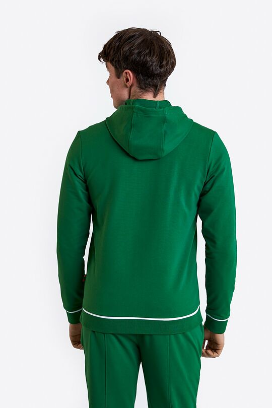 National collection cotton full-zip hoodie 2 | GREEN | Audimas