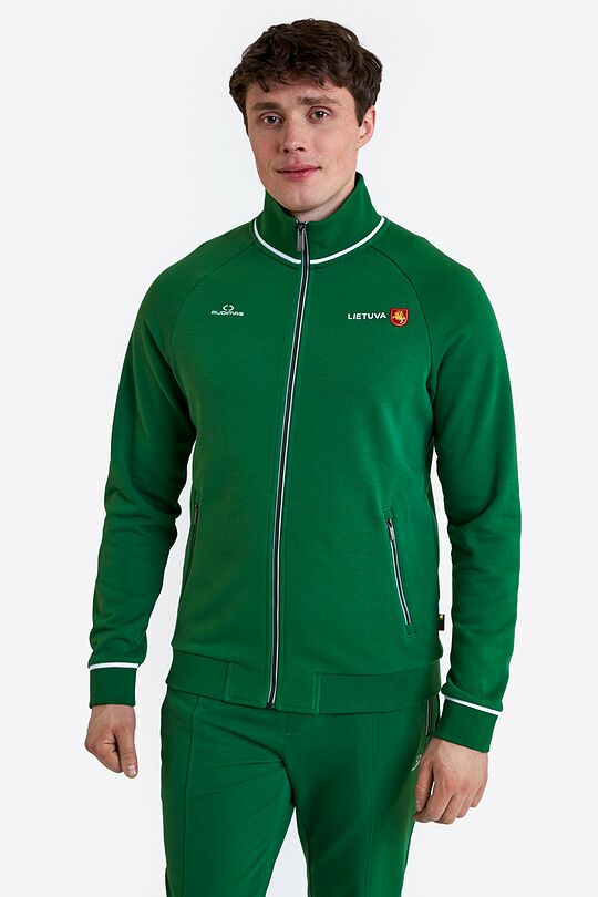 National collection cotton full-zip club jacket 1 | GREEN | Audimas