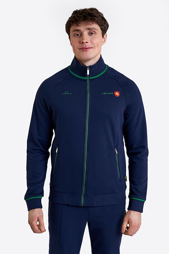 National collection cotton full-zip club jacket 1 | BLUE | Audimas