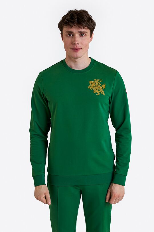 National collection embroidered  sweatshirt 1 | GREEN | Audimas