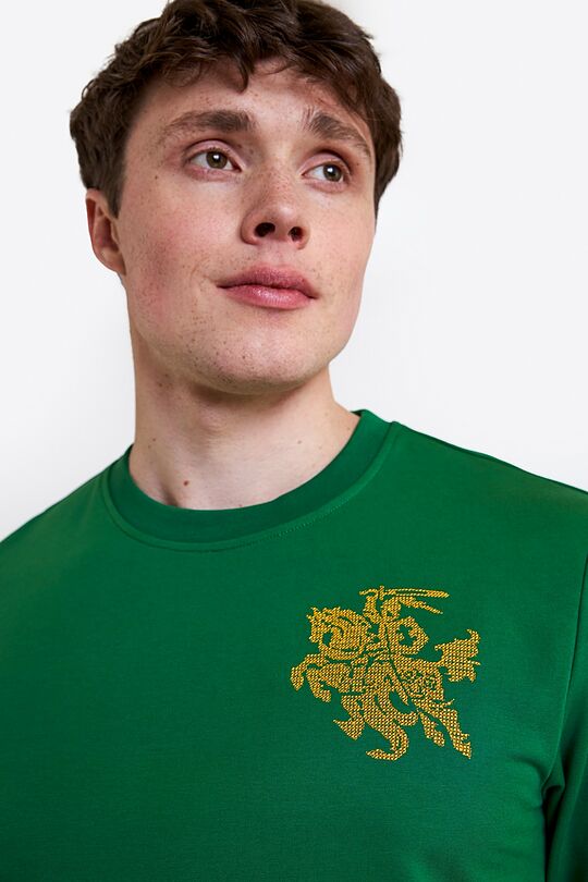 National collection embroidered  sweatshirt 3 | GREEN | Audimas
