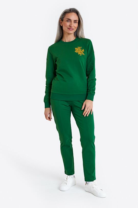 National collection embroidered  sweatshirt 7 | GREEN | Audimas