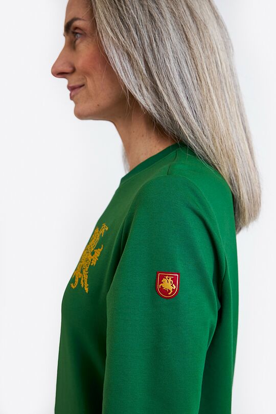 National collection embroidered  sweatshirt 4 | GREEN | Audimas