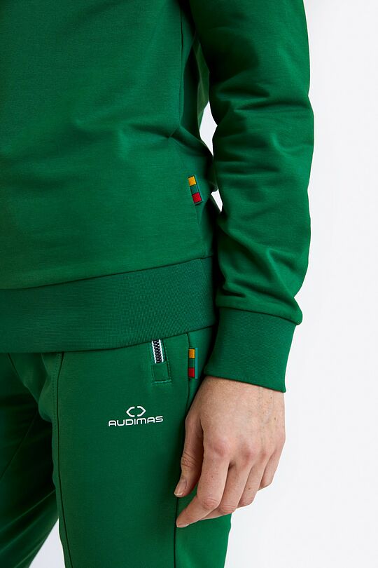 National collection embroidered  sweatshirt 6 | GREEN | Audimas