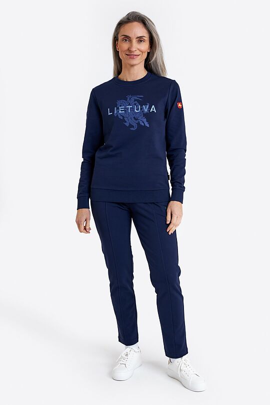 National collection embroidered  sweatshirt 6 | BLUE | Audimas
