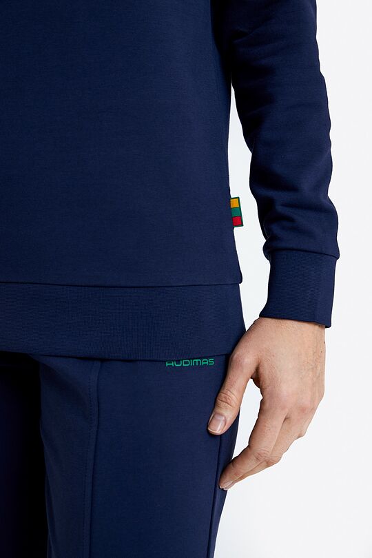 National collection embroidered  sweatshirt 5 | BLUE | Audimas