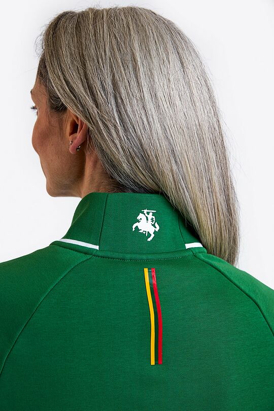 National collection cotton full-zip club jacket 4 | GREEN | Audimas