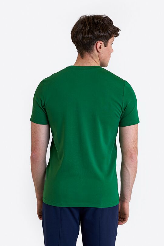 Short sleeve cotton T-shirt 2 | GREEN | Audimas