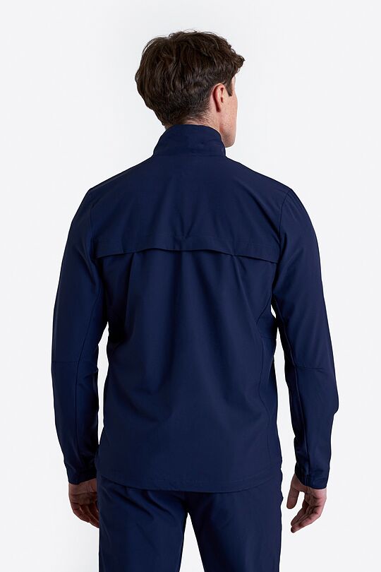 Stretchy woven full-zip track jacket 2 | BLUE | Audimas