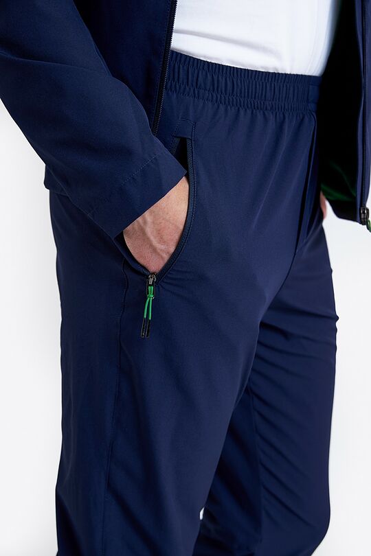 Stretchy woven trackpants 4 | BLUE | Audimas