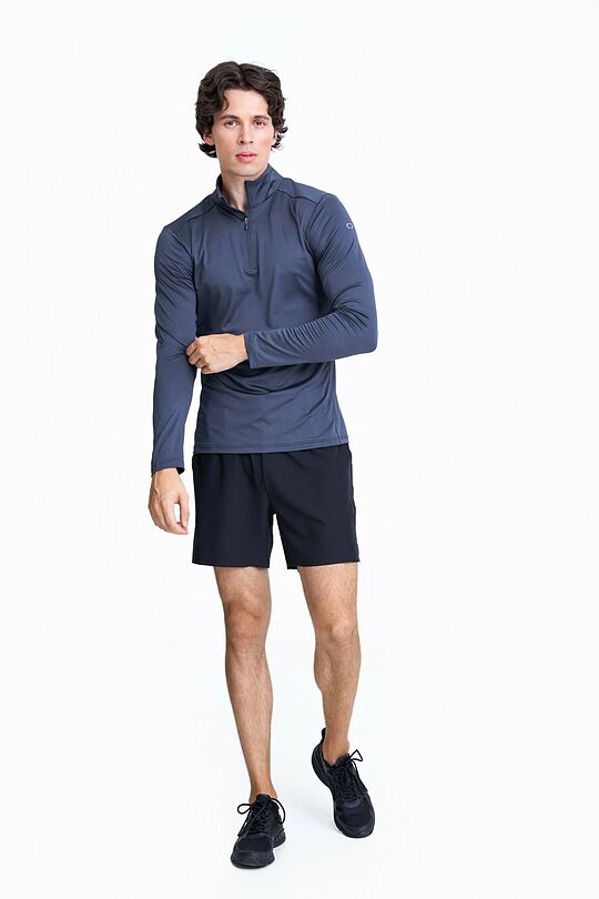 Lightweight stretchy fabric shorts 1 | BLACK | Audimas