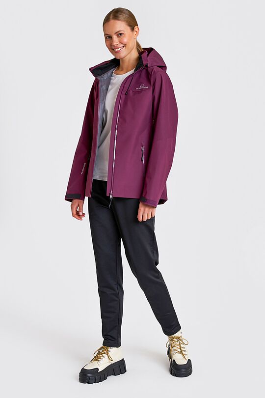 Outdoor hardshell jacket 11 | burgundy | Audimas
