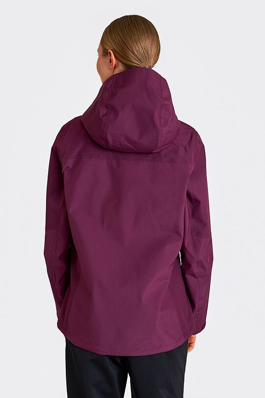 Outdoor hardshell jacket 2 | burgundy | Audimas