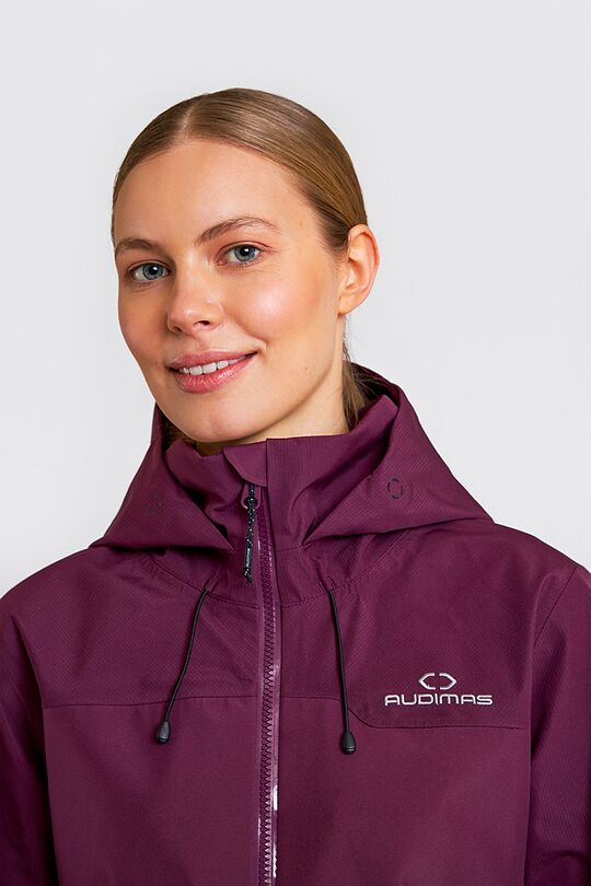 Outdoor hardshell jacket 3 | burgundy | Audimas