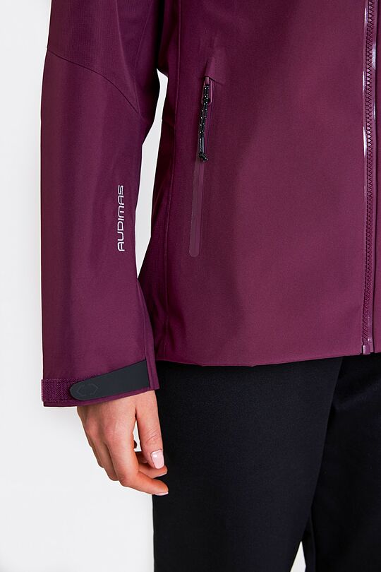Outdoor hardshell jacket 6 | burgundy | Audimas