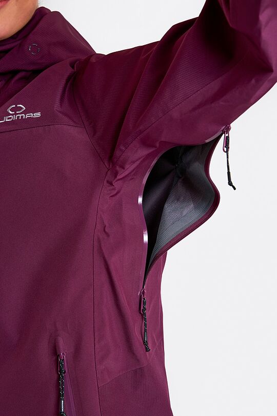 Outdoor hardshell jacket 8 | burgundy | Audimas
