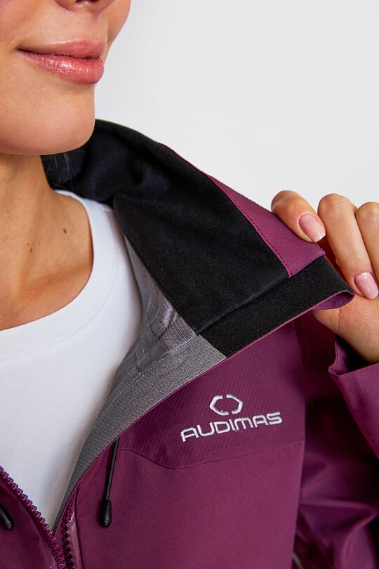 Outdoor hardshell jacket 4 | burgundy | Audimas