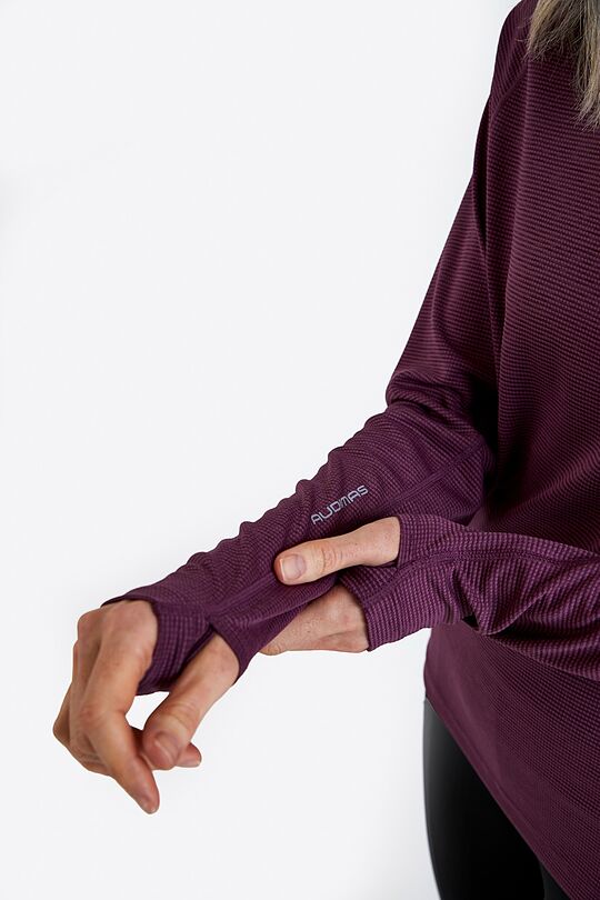 Outdoor light sun shield hoodie 5 | burgundy | Audimas