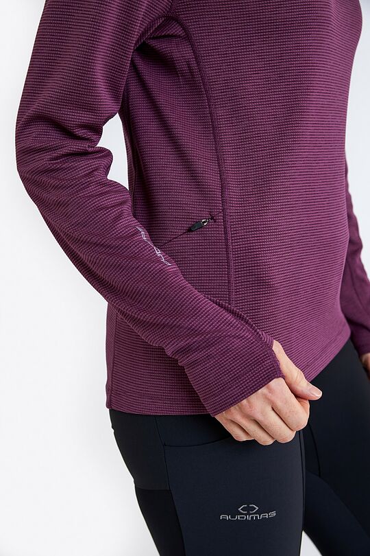 Outdoor light sun shield hoodie 4 | burgundy | Audimas