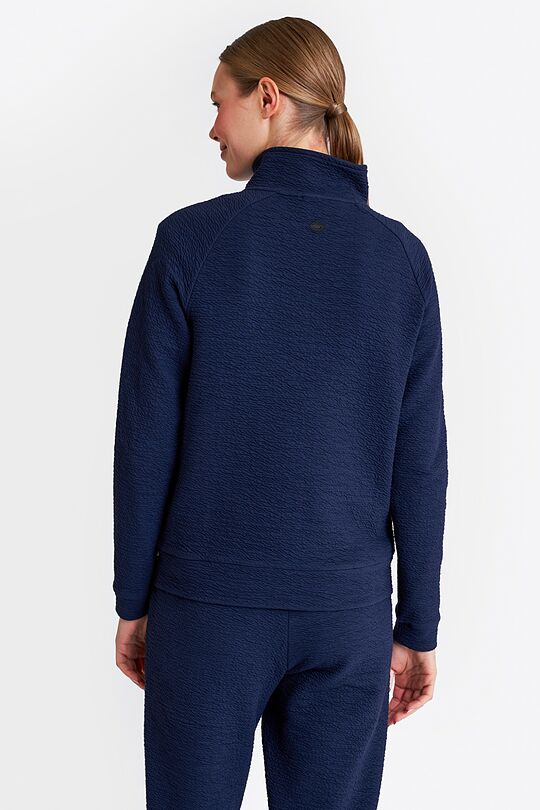 Organic cotton zip-through jacket 2 | BLUE | Audimas