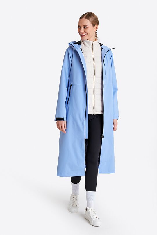 Long membrane raincoat 1 | BLUE | Audimas