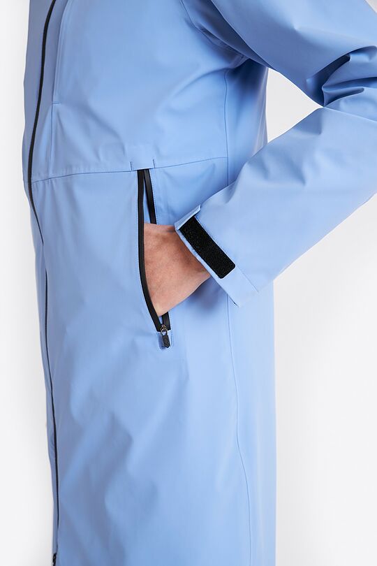 Long membrane raincoat 8 | BLUE | Audimas