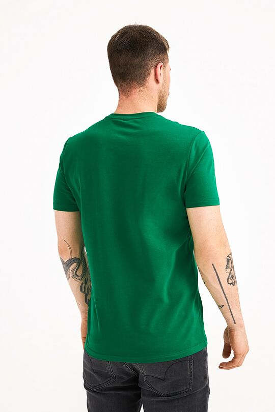 Short sleeves cotton T-shirt Lithuania – the land of basketball 2 | GREEN | Audimas