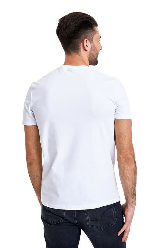 Short sleeves cotton T-shirt Determined together 2 | WHITE | Audimas