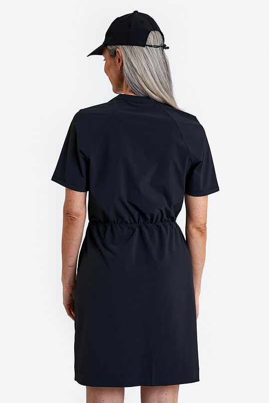 Outdoor stretchy woven dress 3 | BLACK | Audimas