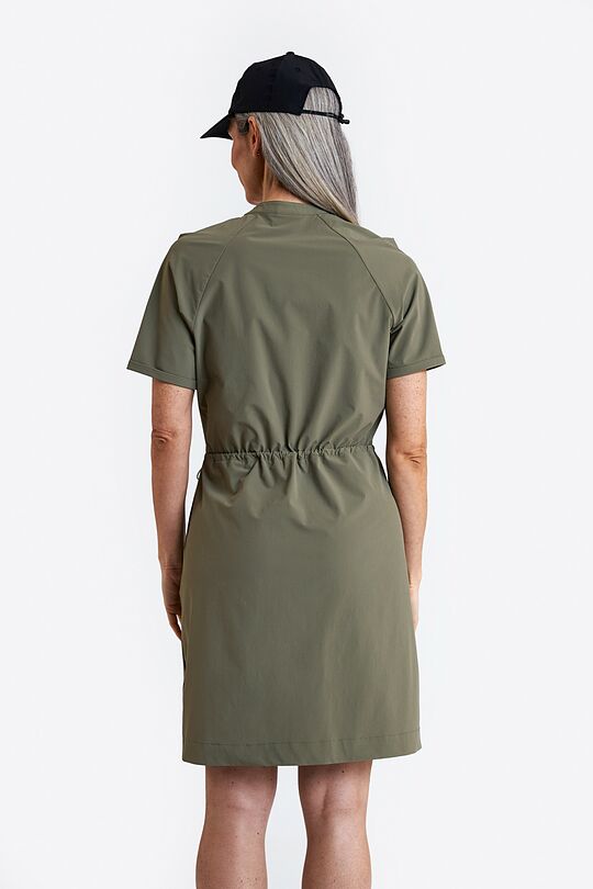 Outdoor stretchy woven dress 2 | GREEN | Audimas
