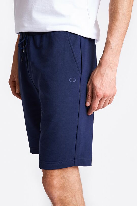 Stretch cotton sweatshorts 4 | BLUE | Audimas