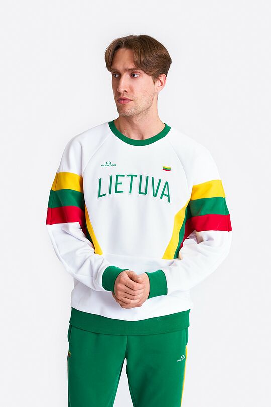 National collection crewneck sweatshirt 1 | WHITE | Audimas
