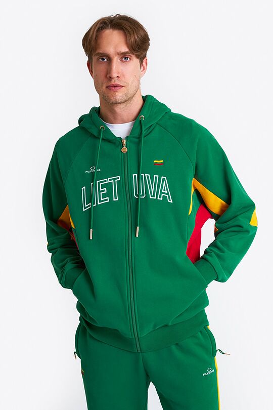 National collection zip-through hoodie 4 | GREEN | Audimas