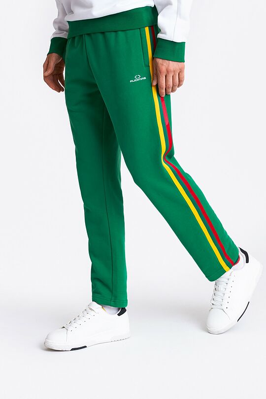 National collection cotton trackpants 2 | GREEN | Audimas