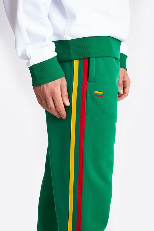 National collection cotton trackpants 5 | GREEN | Audimas