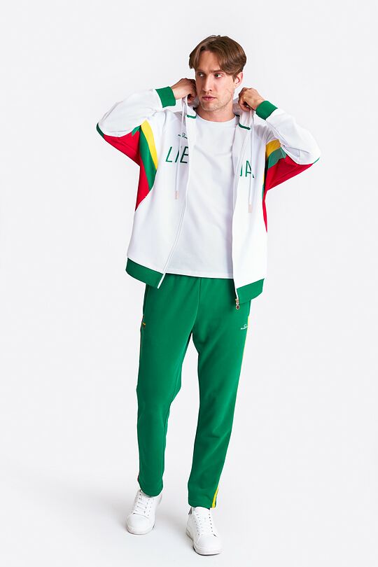 National collection cotton trackpants 8 | GREEN | Audimas