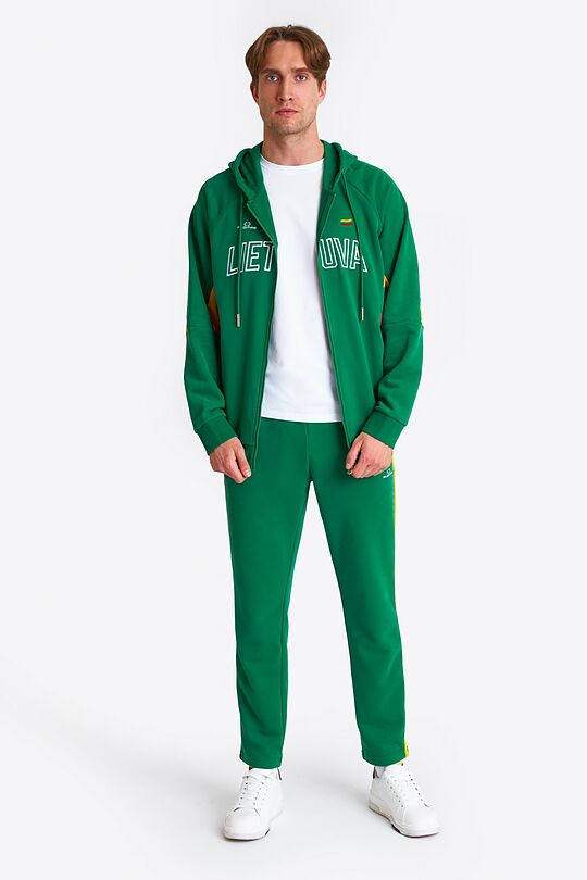 National collection cotton trackpants 9 | GREEN | Audimas